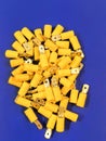 ÃÂ Yellow Male Insulated Spade Wire Connector Electrical Crimp Terminal 10-12AWG